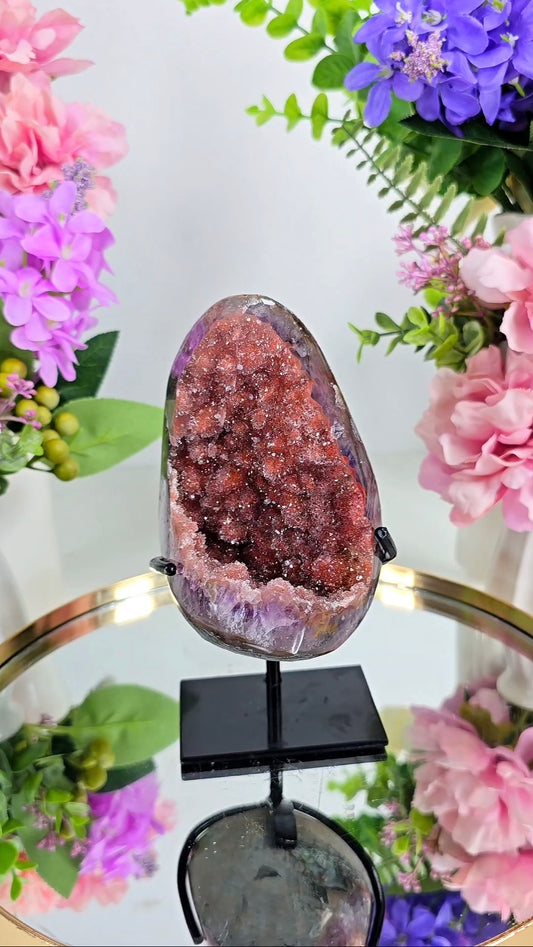 Rainbow Amethyst on Stand 42
