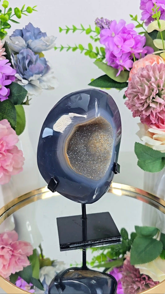 Druzy Agate on Stand 26
