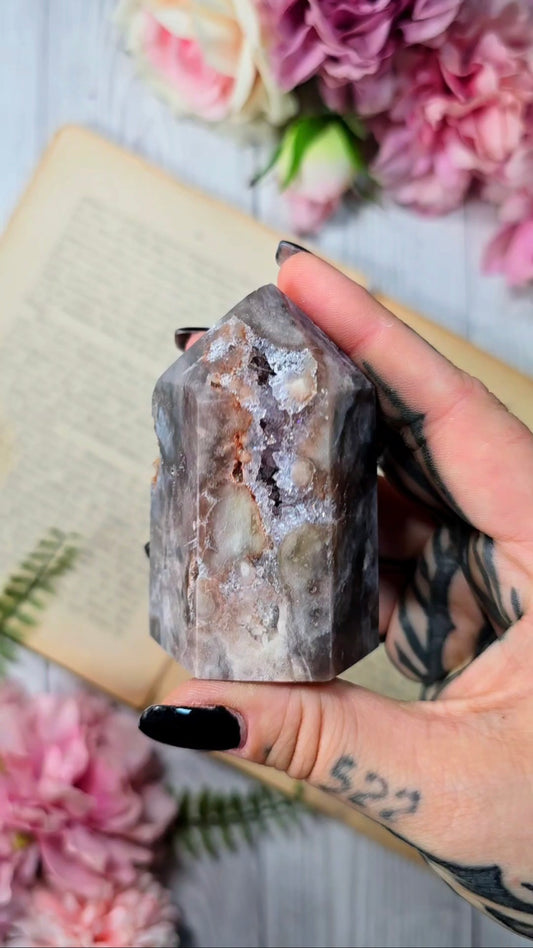 Pink Amethyst tower CT645
