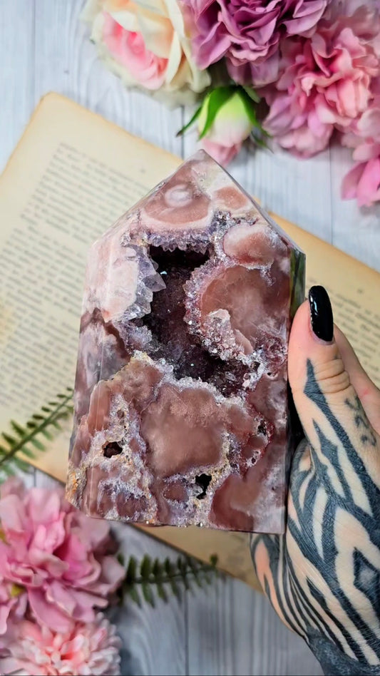 Pink Amethyst tower CT657