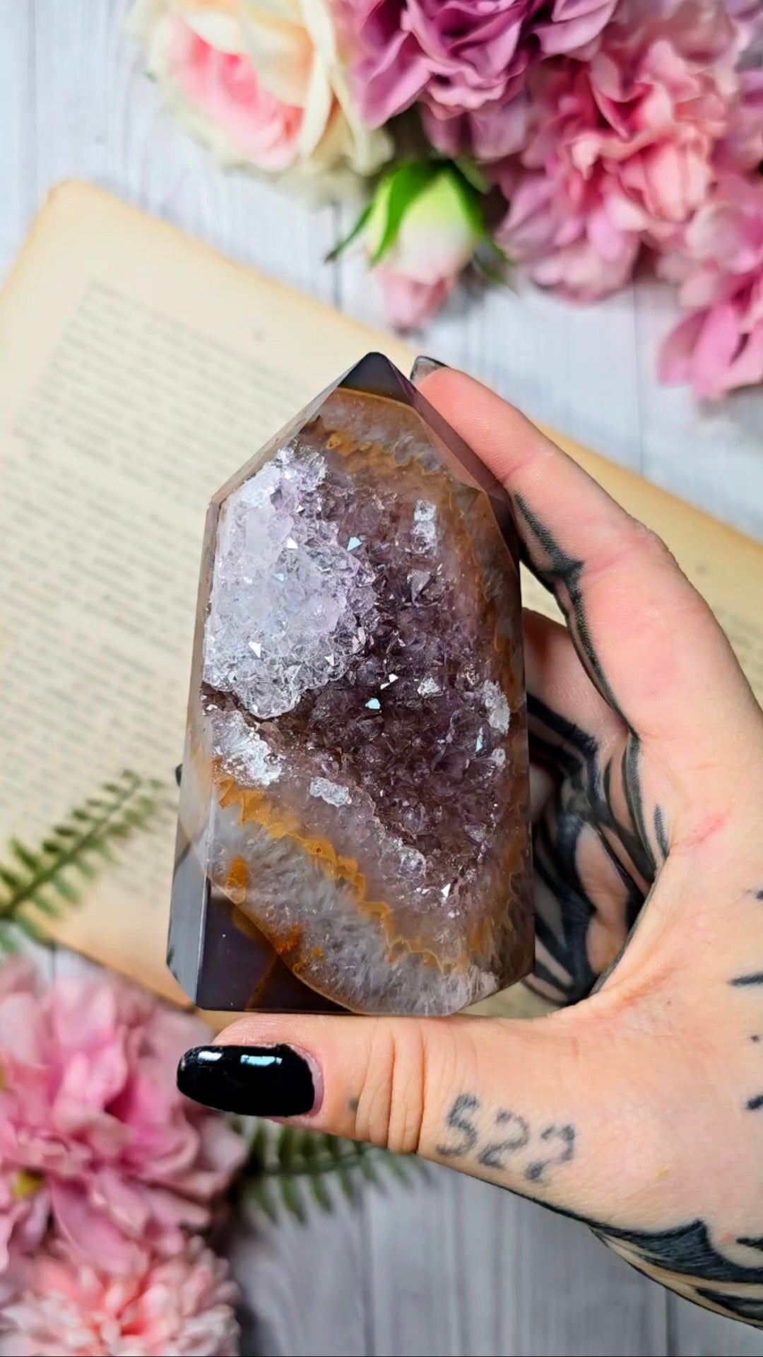 Druzy Agate Tower CT672