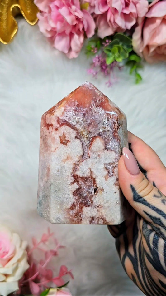 Pink Amethyst tower CT674