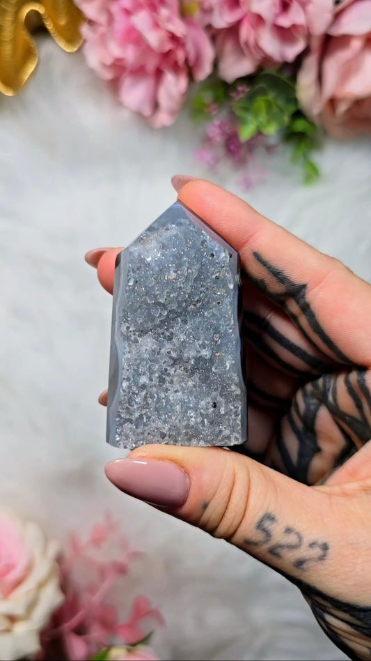 Druzy Agate Tower CT679