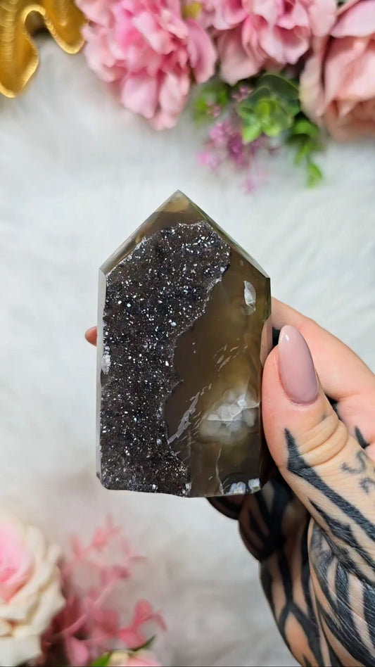 Druzy Agate Tower CT684