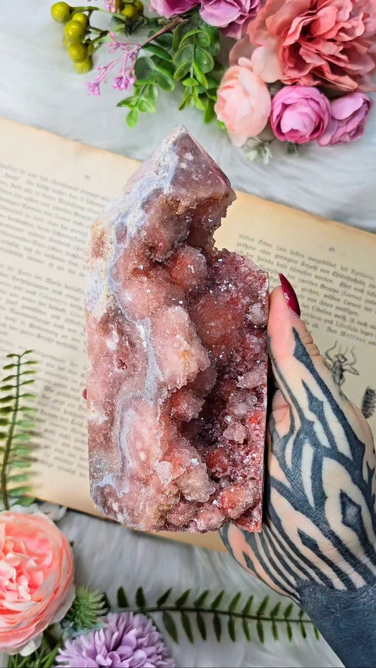 Pink Amethyst tower CT704