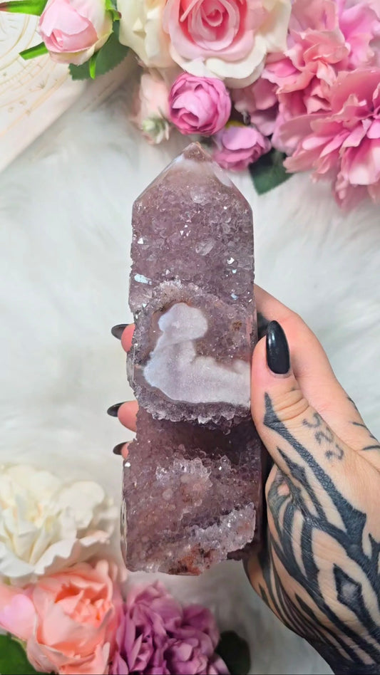 Pink Amethyst tower CT715