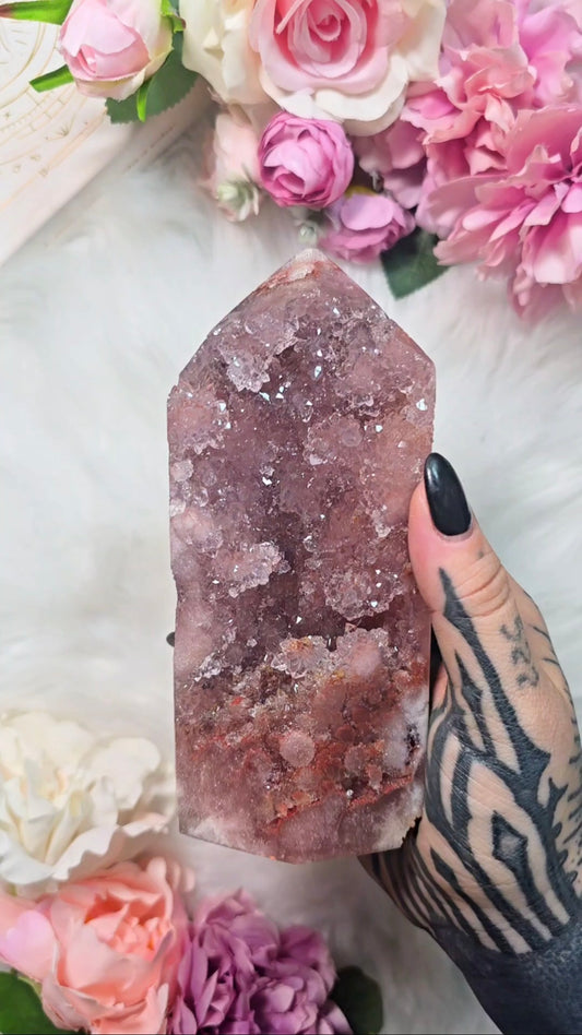 Pink Amethyst tower CT716