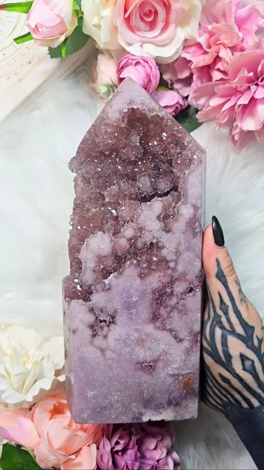 Pink Amethyst tower CT718
