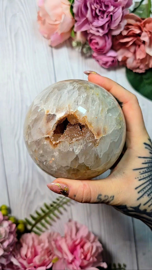 Druzy Rainbow Amethyst Sphere CS268