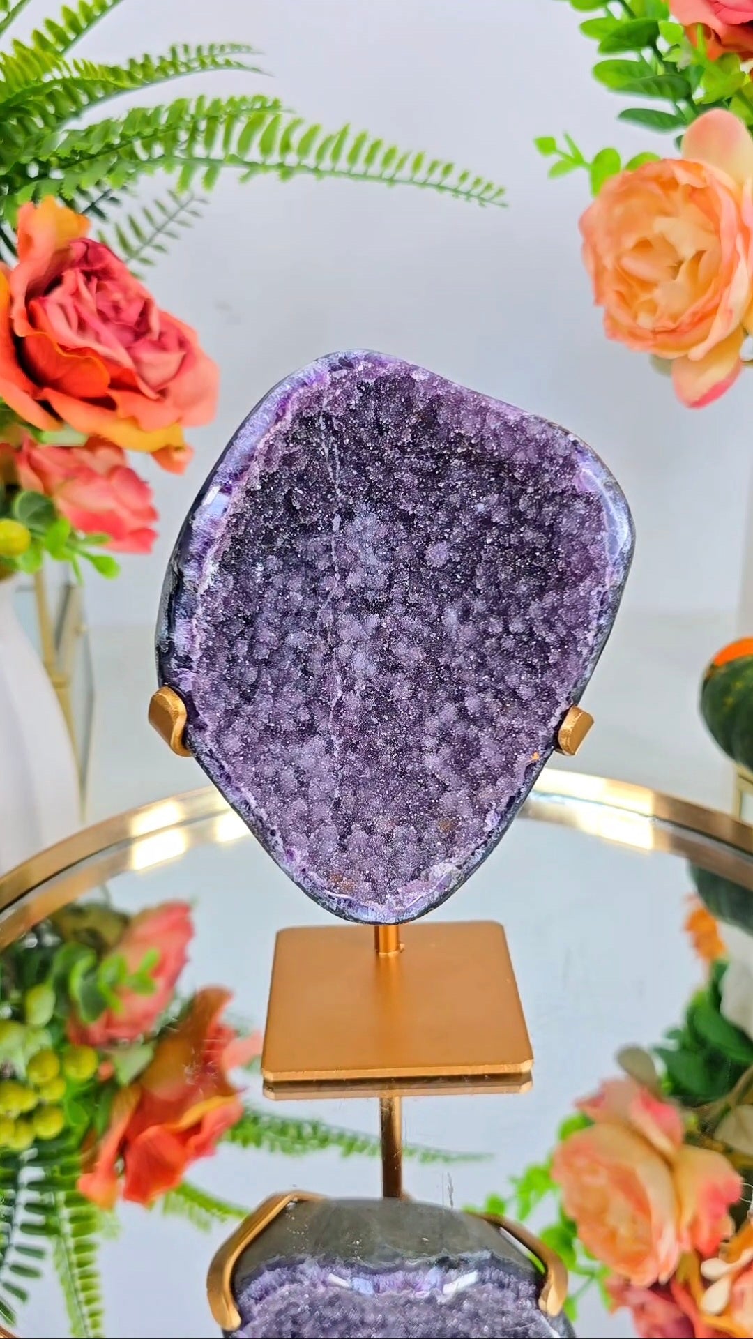 Rainbow Amethyst on Stand 55