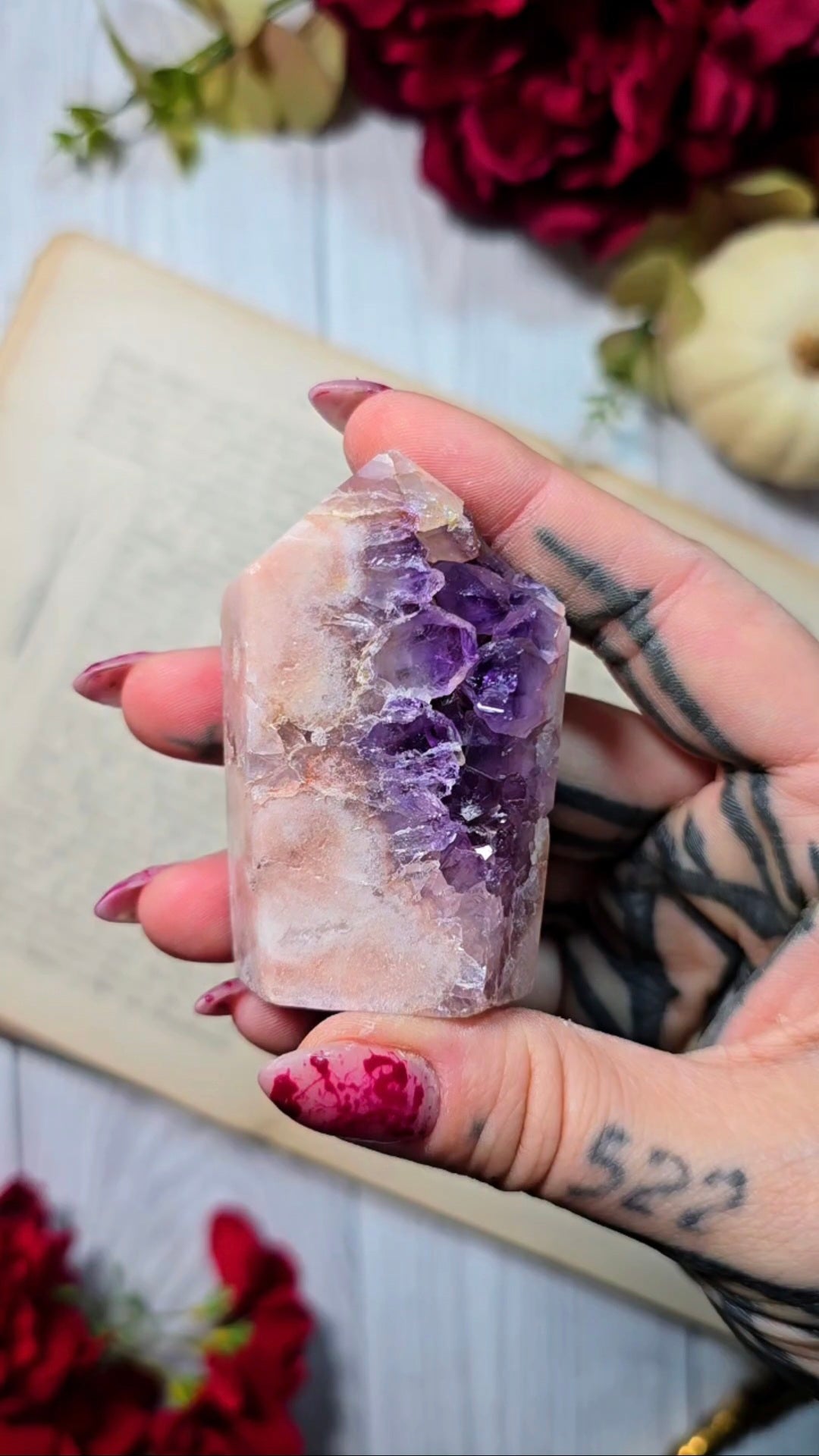 Pink Amethyst tower CT721