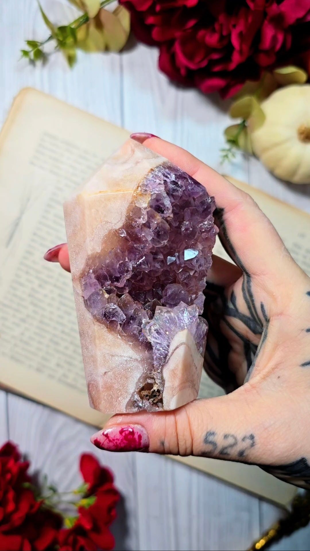 Pink Amethyst tower CT723