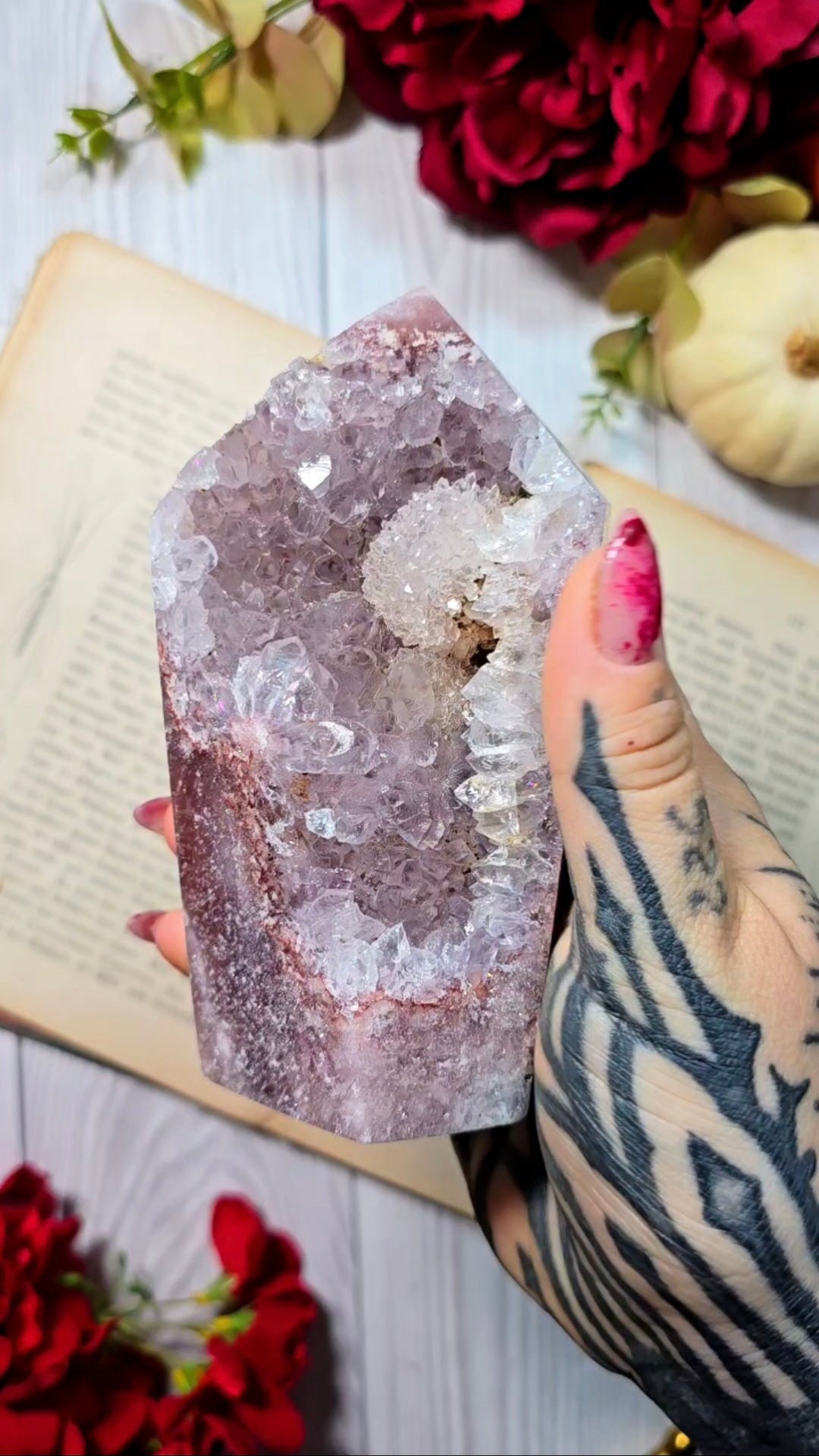 Pink Amethyst tower CT726