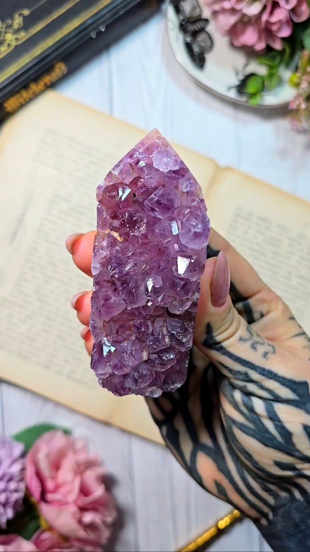 Pink Amethyst tower CT734