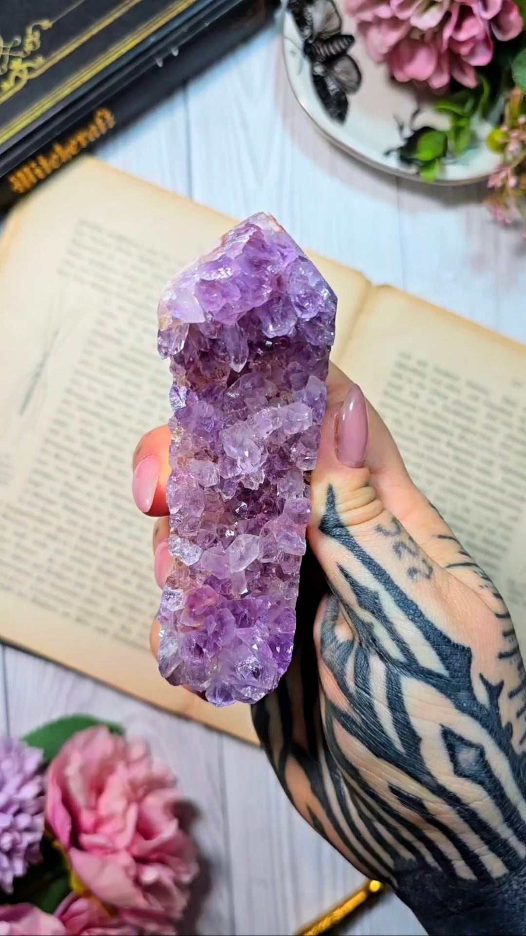 Pink Amethyst tower CT735