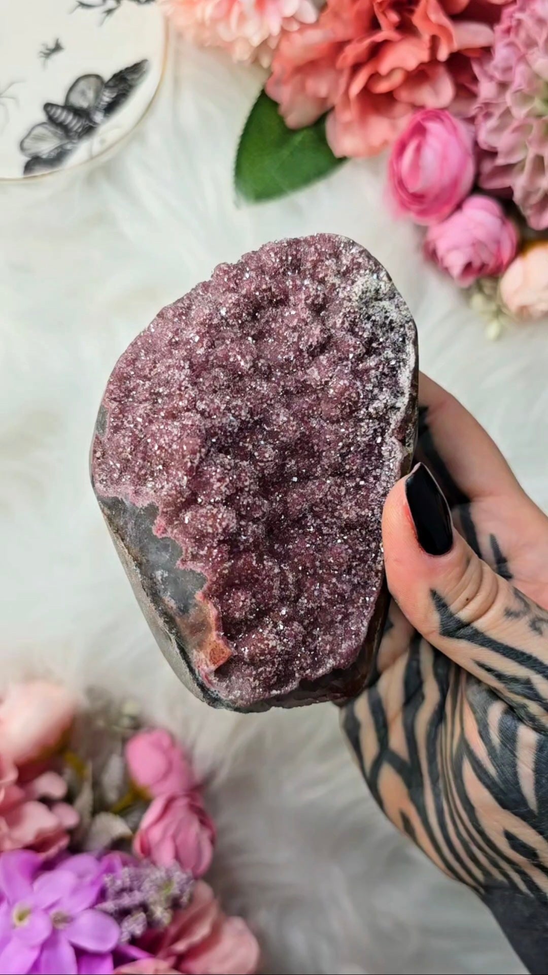 Rainbow Amethyst Cut Base 110