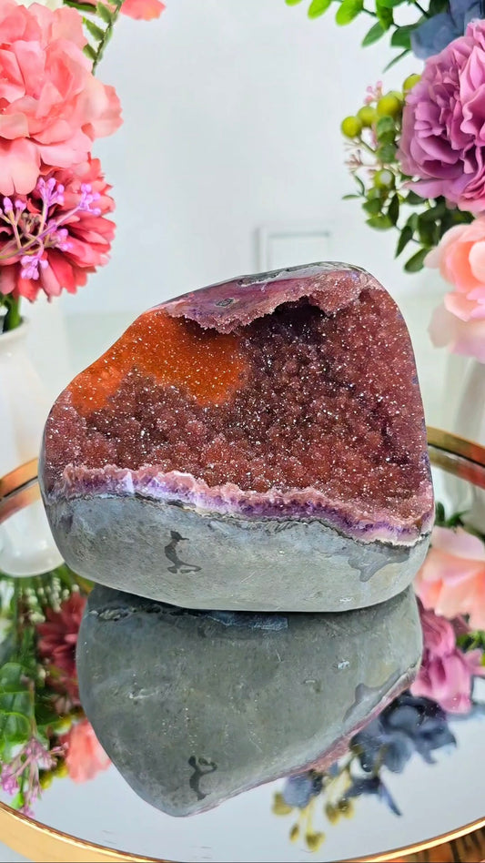 Rainbow Amethyst Cut Base 115