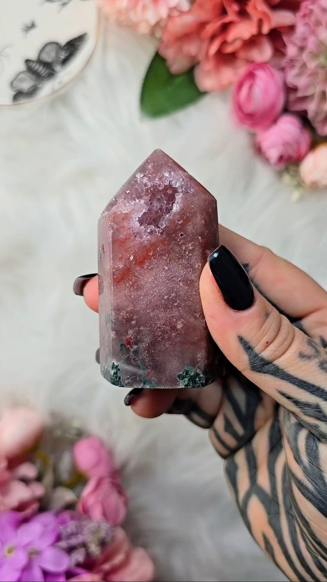 Pink Amethyst tower CT744