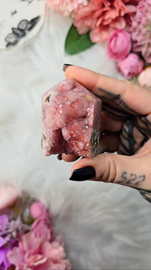 Pink Amethyst tower CT745