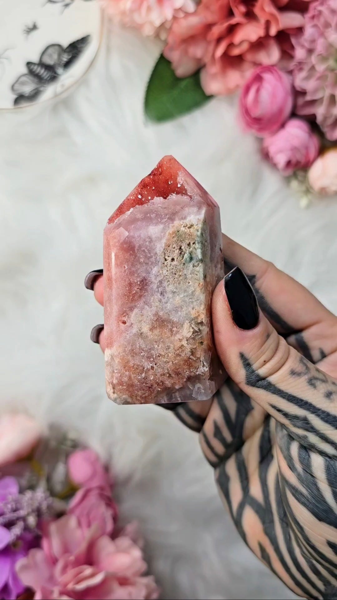 Pink Amethyst tower CT746