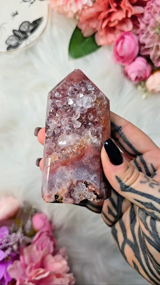 Pink Amethyst tower CT750