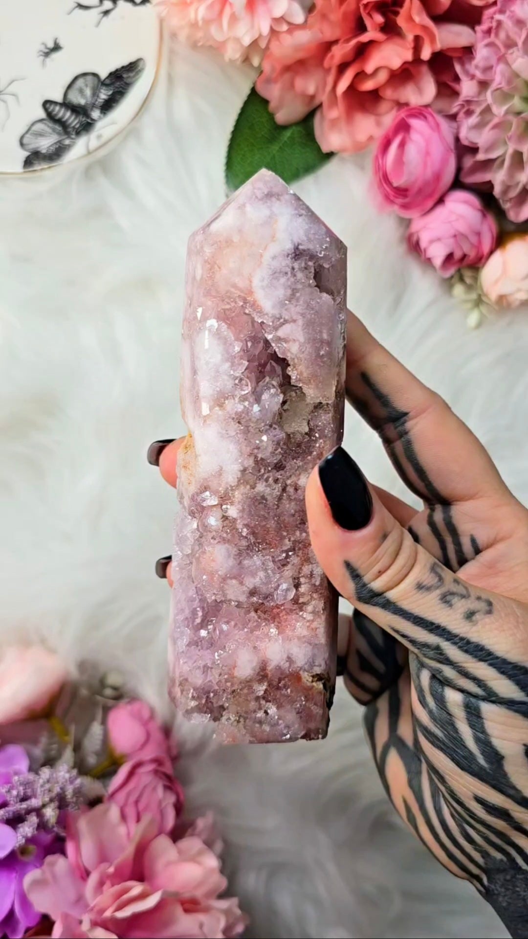 Pink Amethyst tower CT755