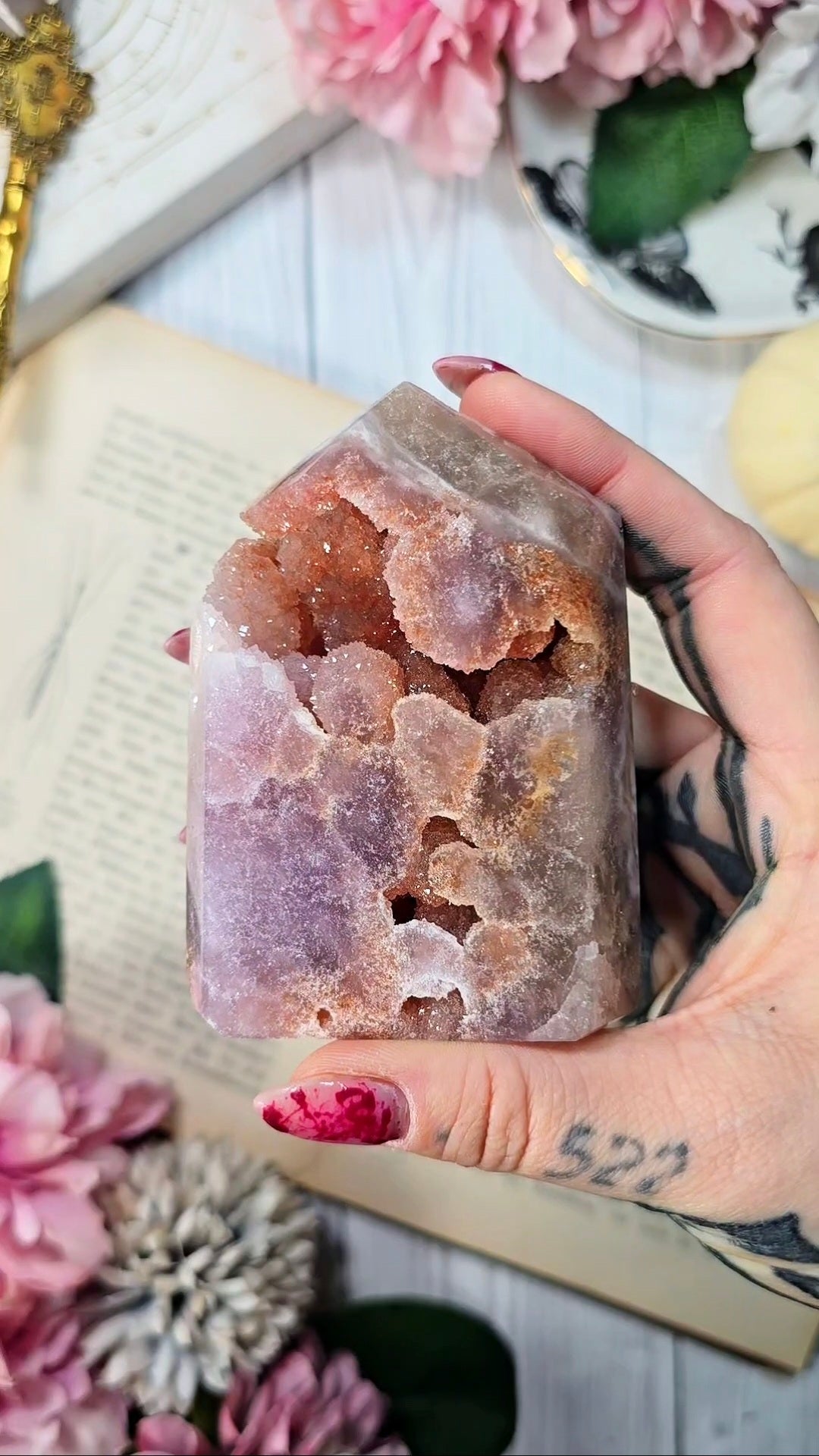 Pink Amethyst tower CT758