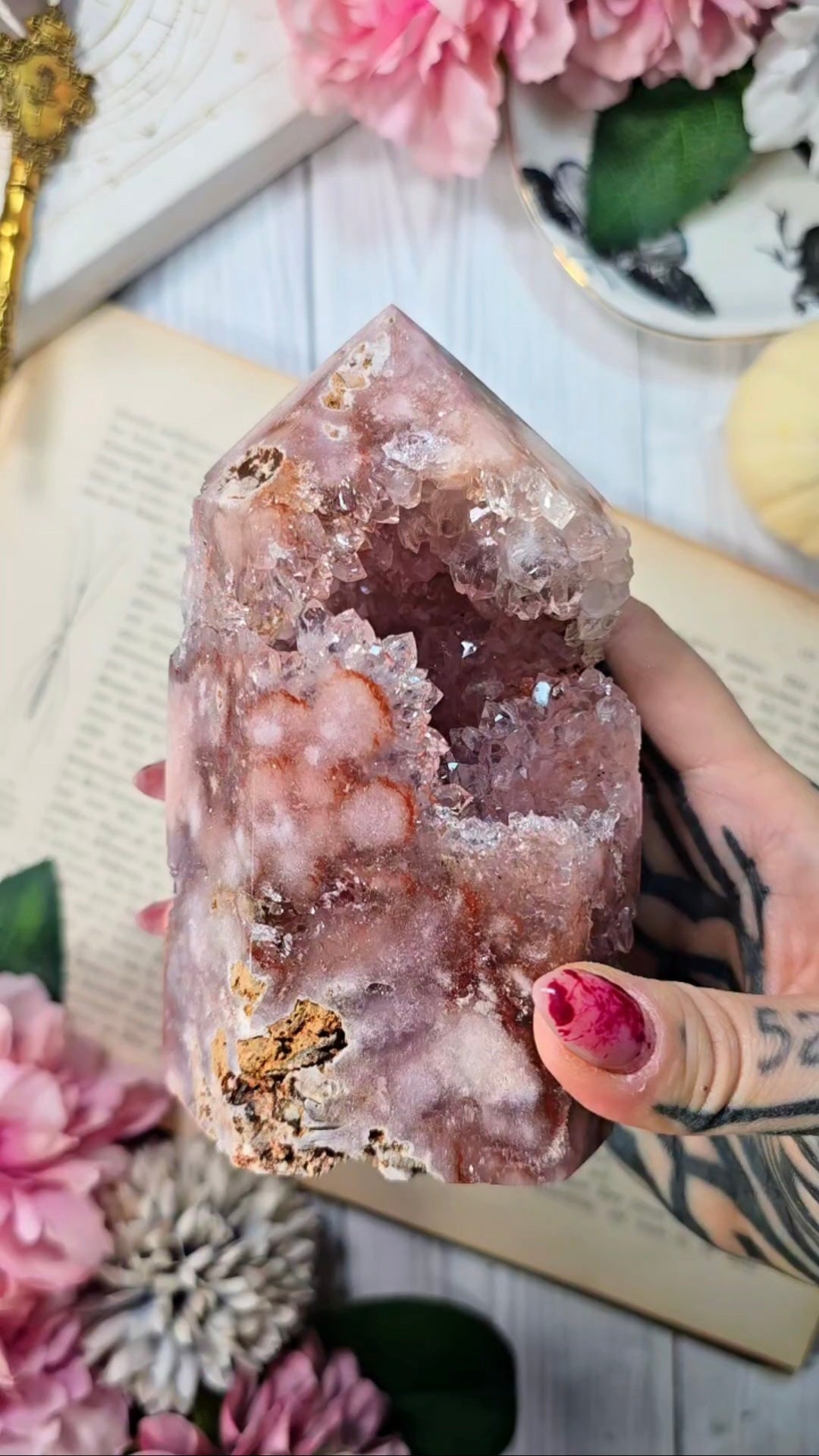 Pink Amethyst tower CT759