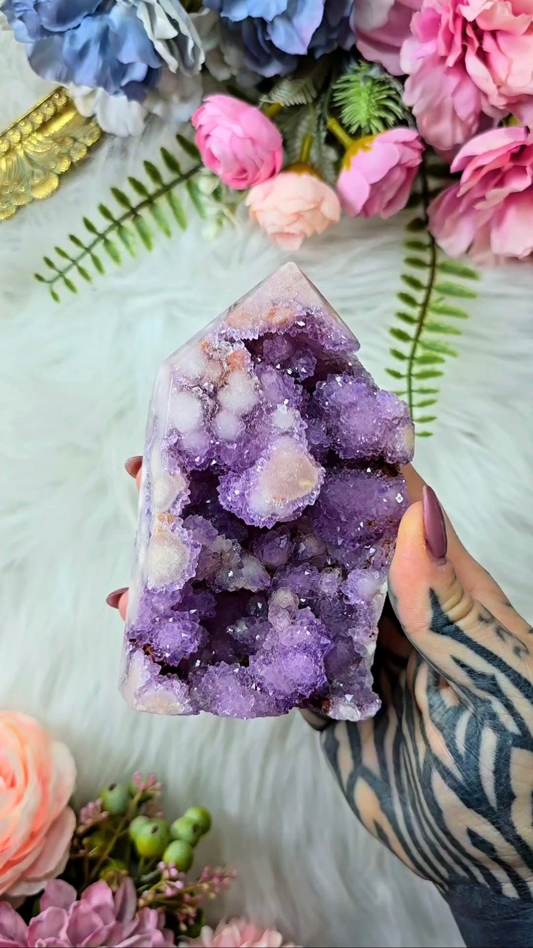 Pink Amethyst tower CT762