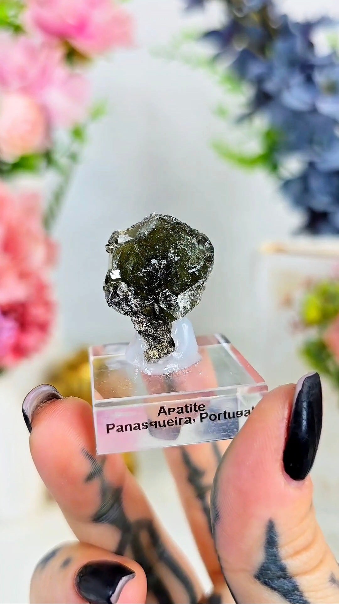 Apatite Specimen on Base