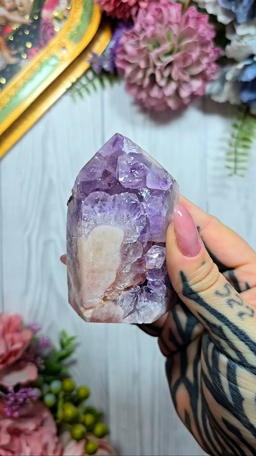 Pink Amethyst tower CT763