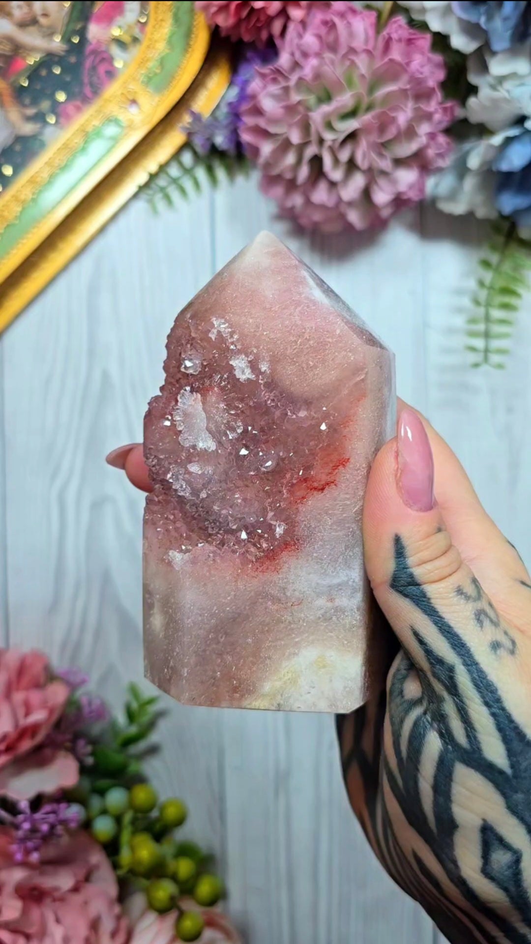 Pink Amethyst tower CT765