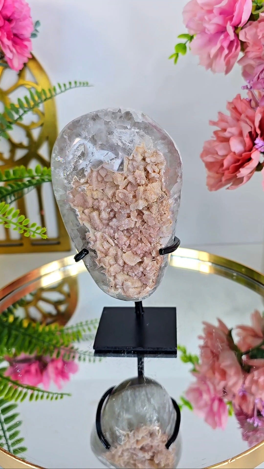 Rainbow Amethyst Piece on Stand 70 — Natural Mineral Statement Piece