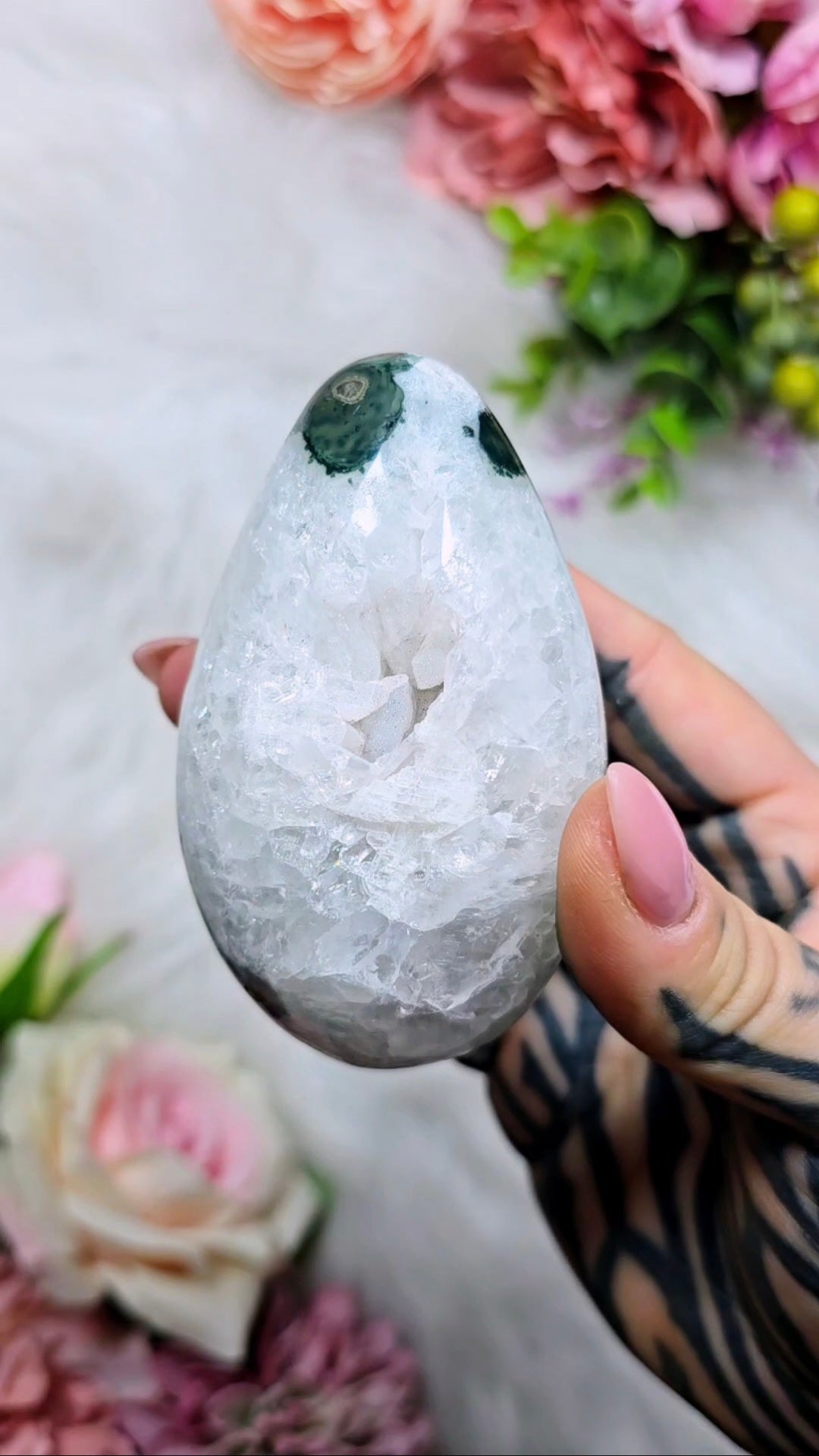 Druzy Rainbow Amethyst Egg 20