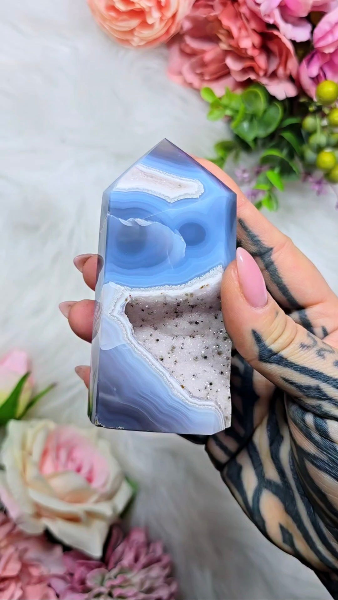 Druzy Agate tower CT773