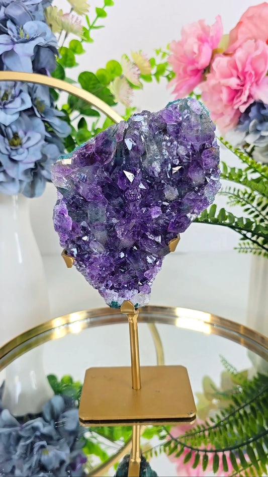 Amethyst Formation on stand