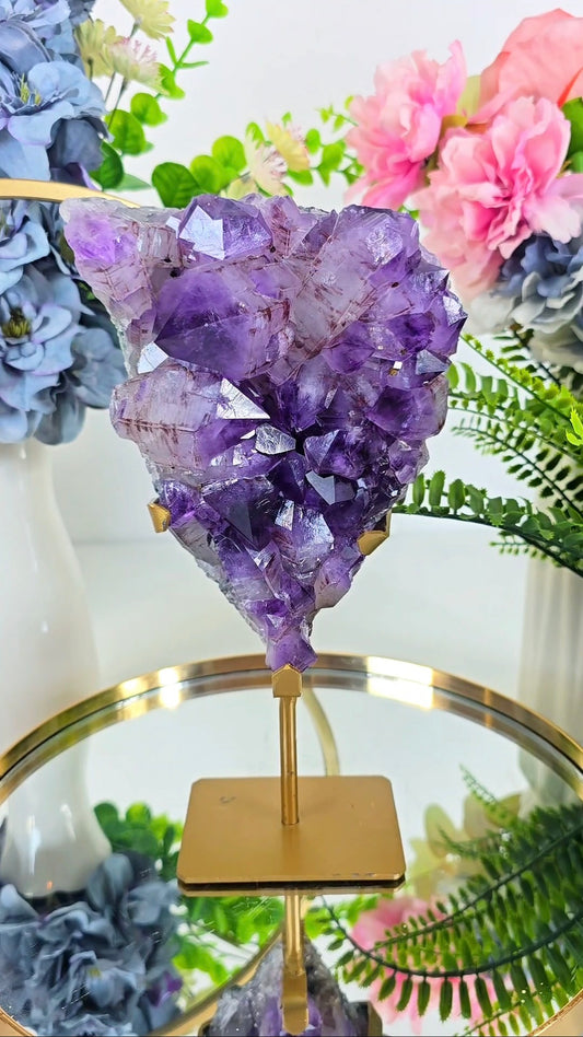 Amethyst Formation on stand