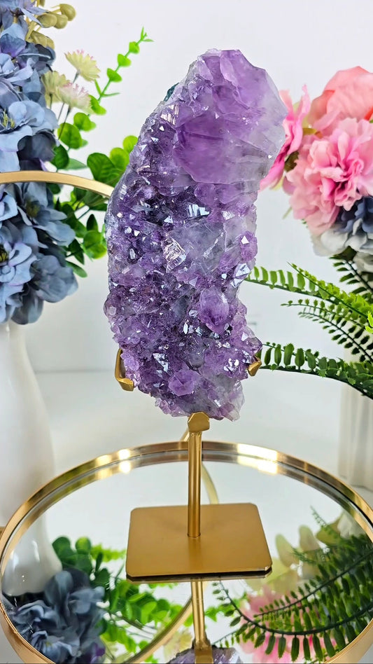 Amethyst Formation on stand