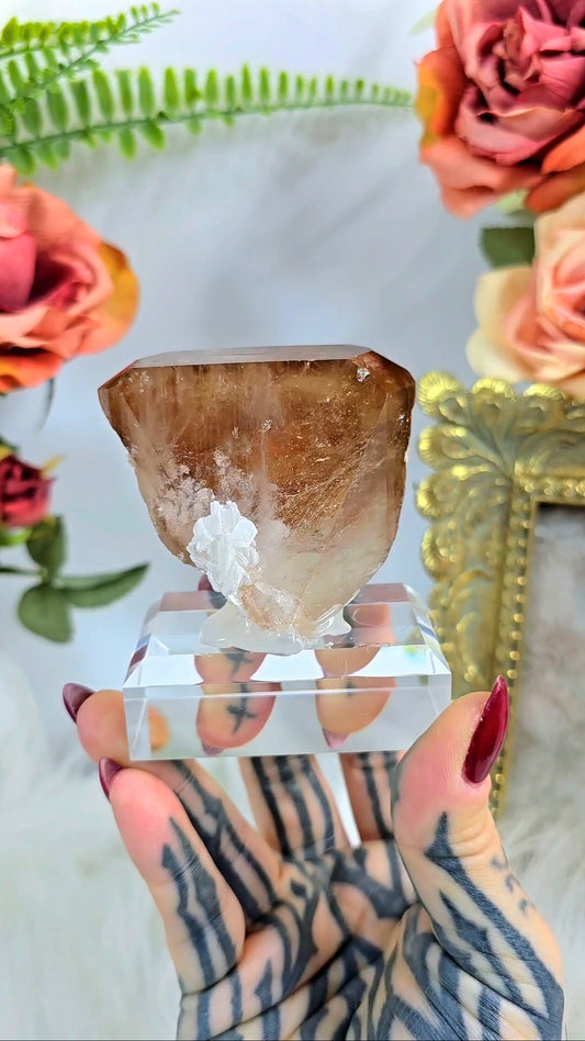 Natural Topaz Crystal with Albite 11 | Unique Collector Display Piece