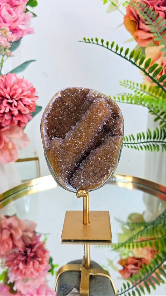 Druzy Rainbow Amethyst on Stand 108