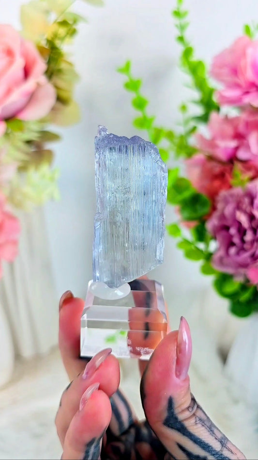 Kunzite Specimen on Base 03