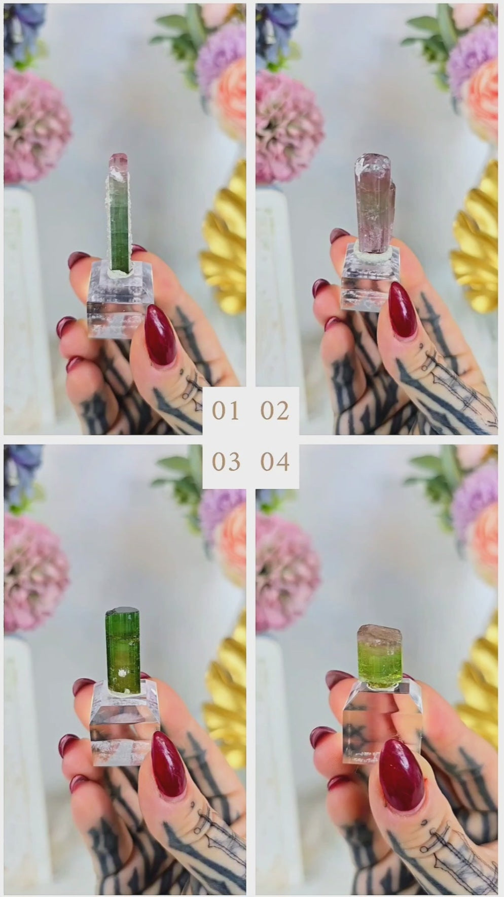 Stunning Tourmaline Specimen — Unique Mineral Display Piece
