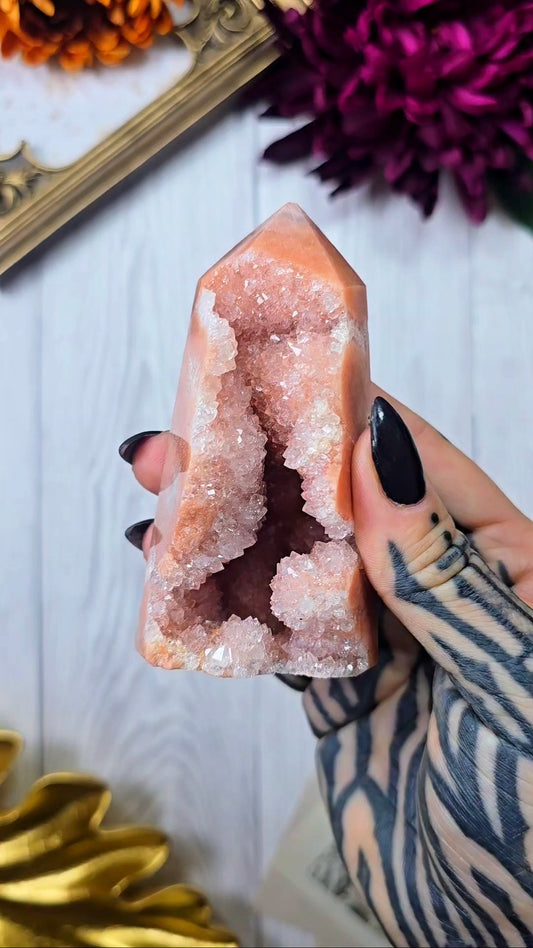 Pink Amethyst Tower CT805