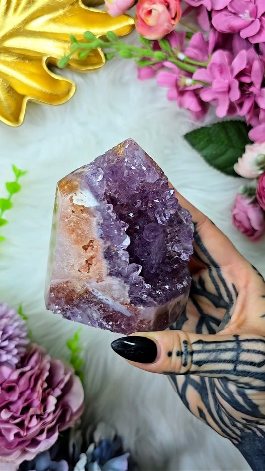 Pink Amethyst Tower CT817