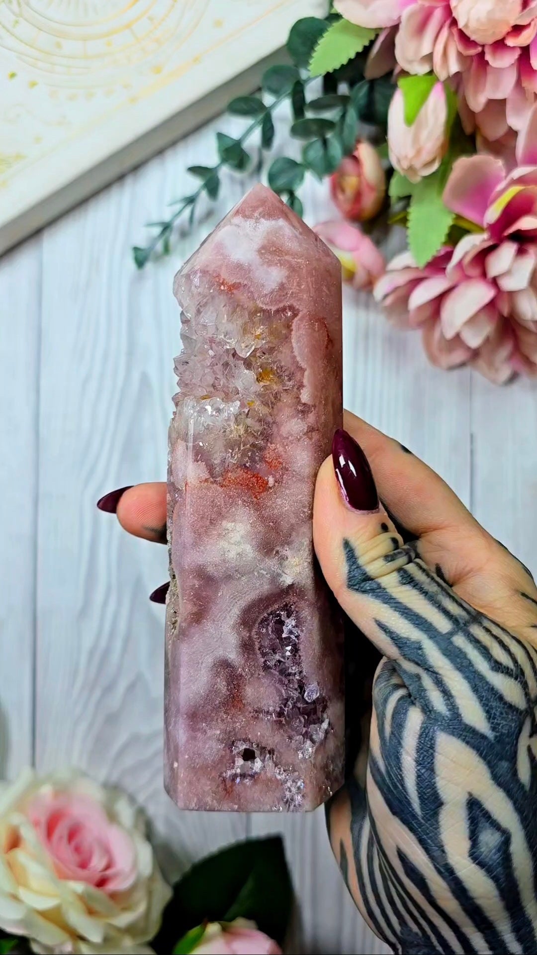 Pink Amethyst Tower CT820