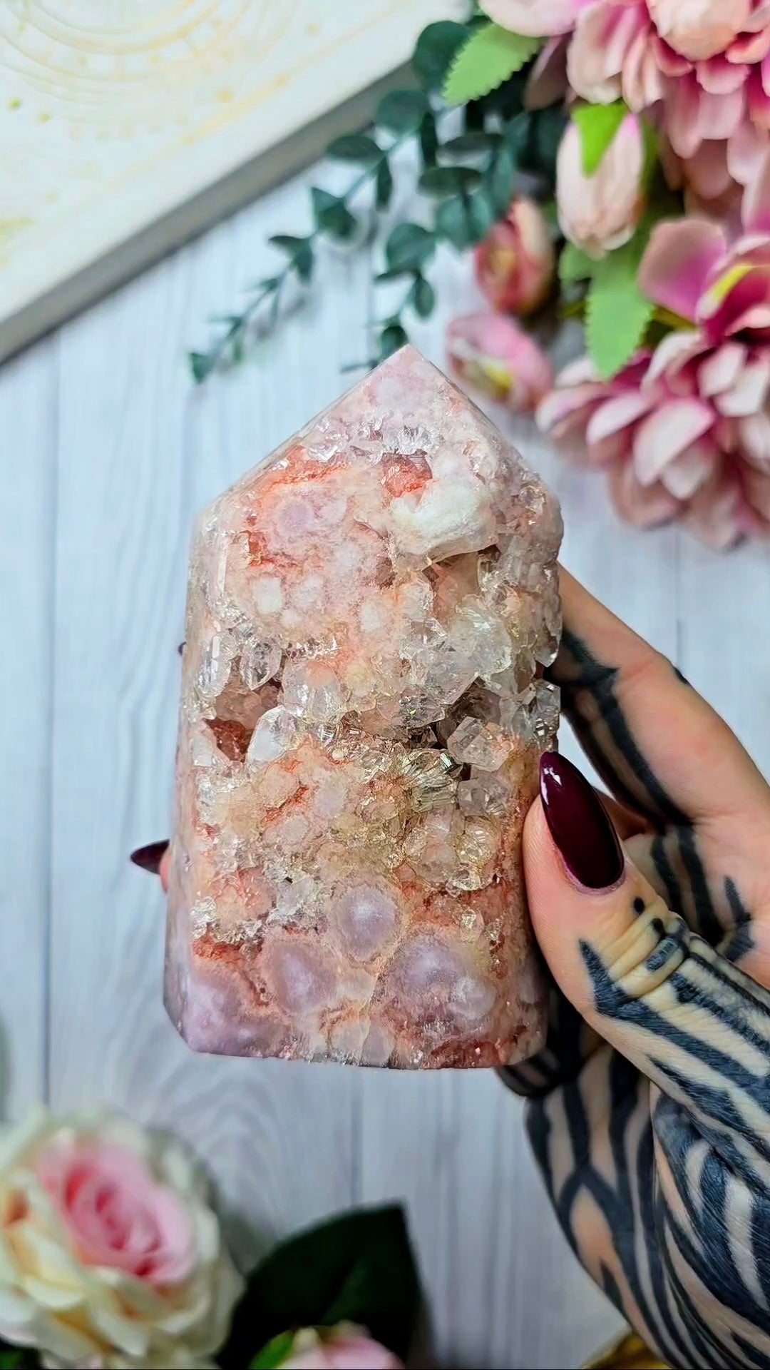 Pink Amethyst Tower CT821