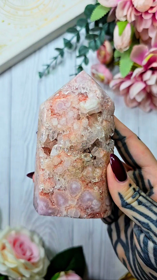 Pink Amethyst Tower CT821