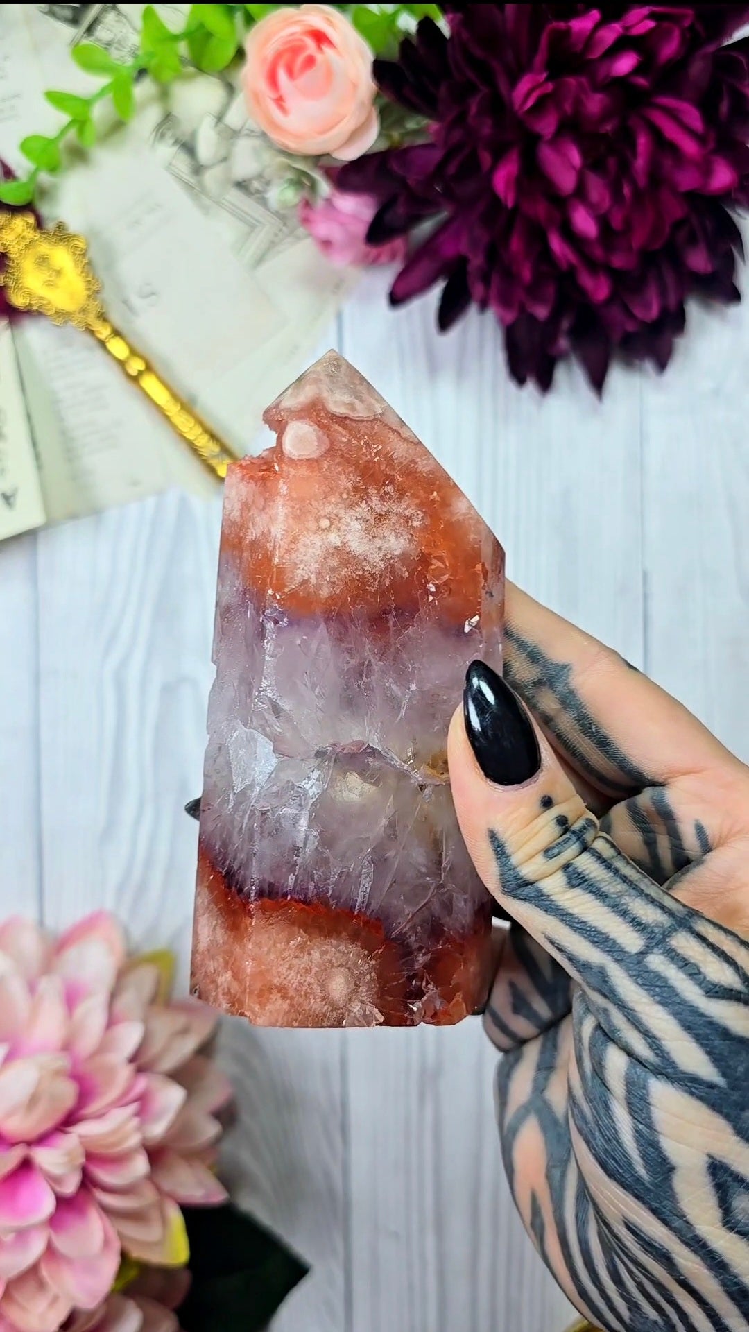 Pink Amethyst Tower CT827