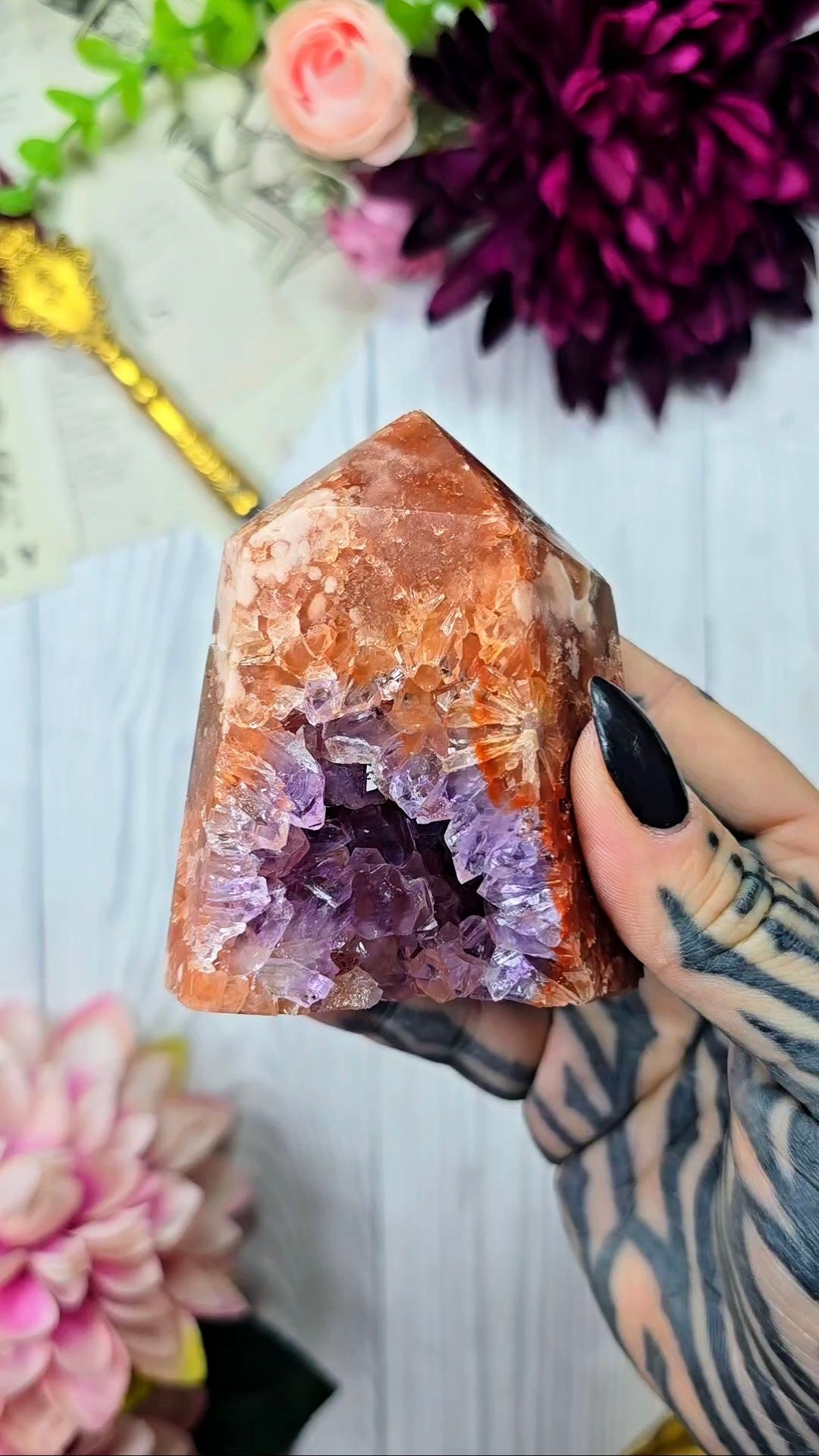 Pink Amethyst Tower CT828