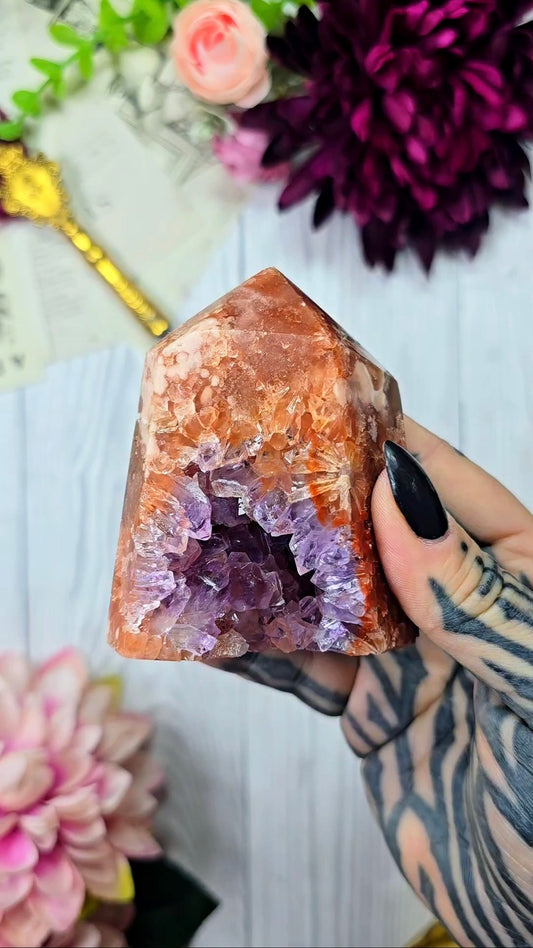 Pink Amethyst Tower CT828